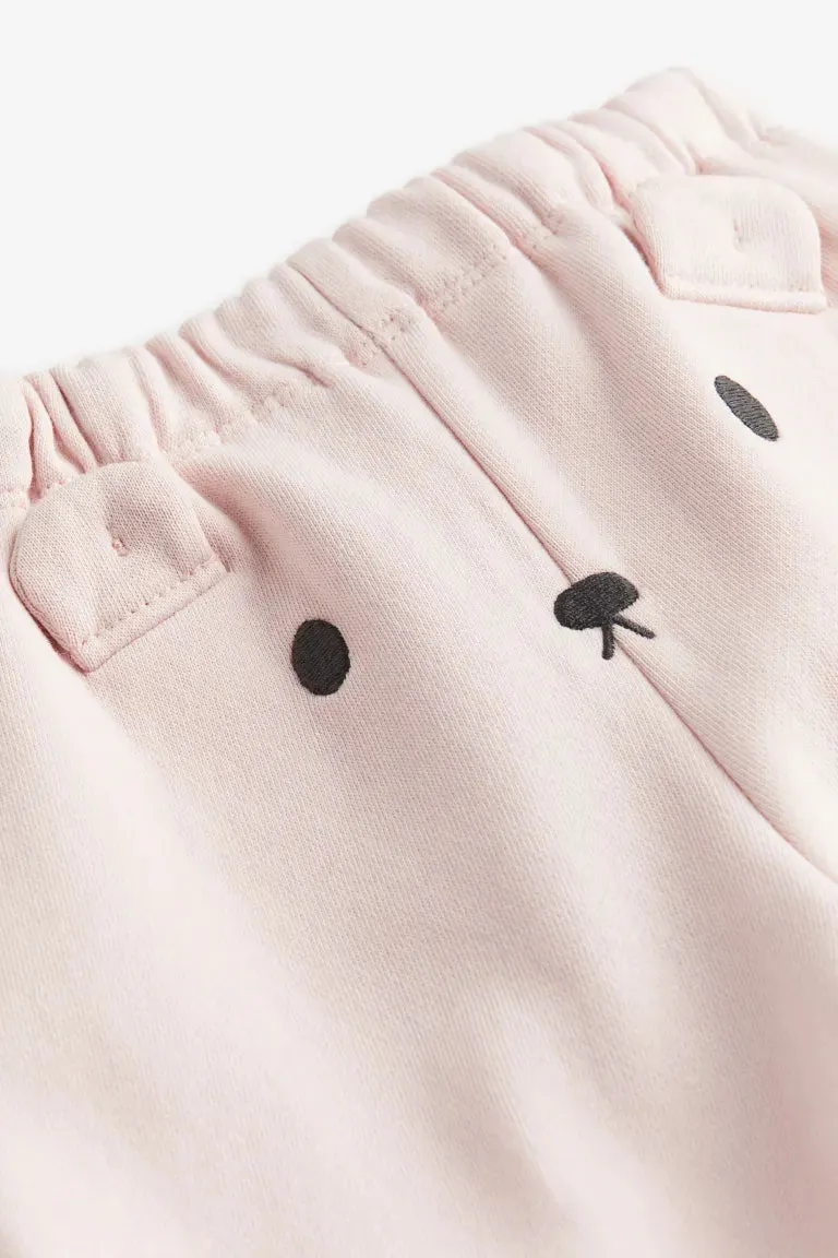 Joggers with decorative details H&M, pink