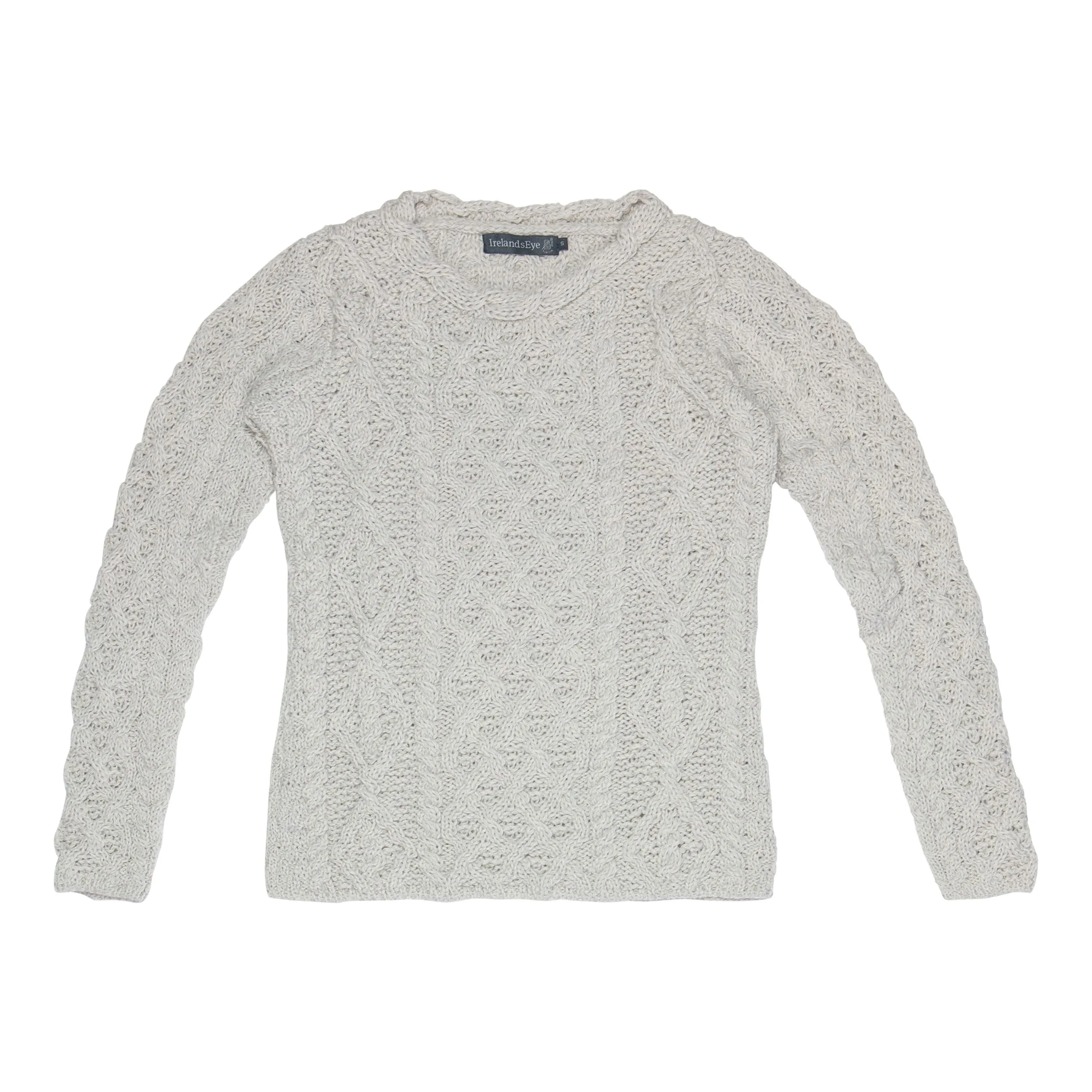 Lambay Lattice Women's Cable Sweater