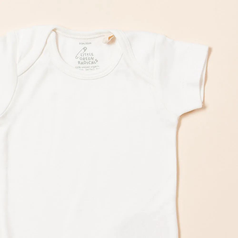 LGR Natural Short Sleeve Baby Body - Single