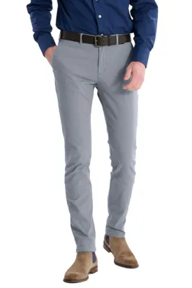 Light Grey Cotton Chinos Pants