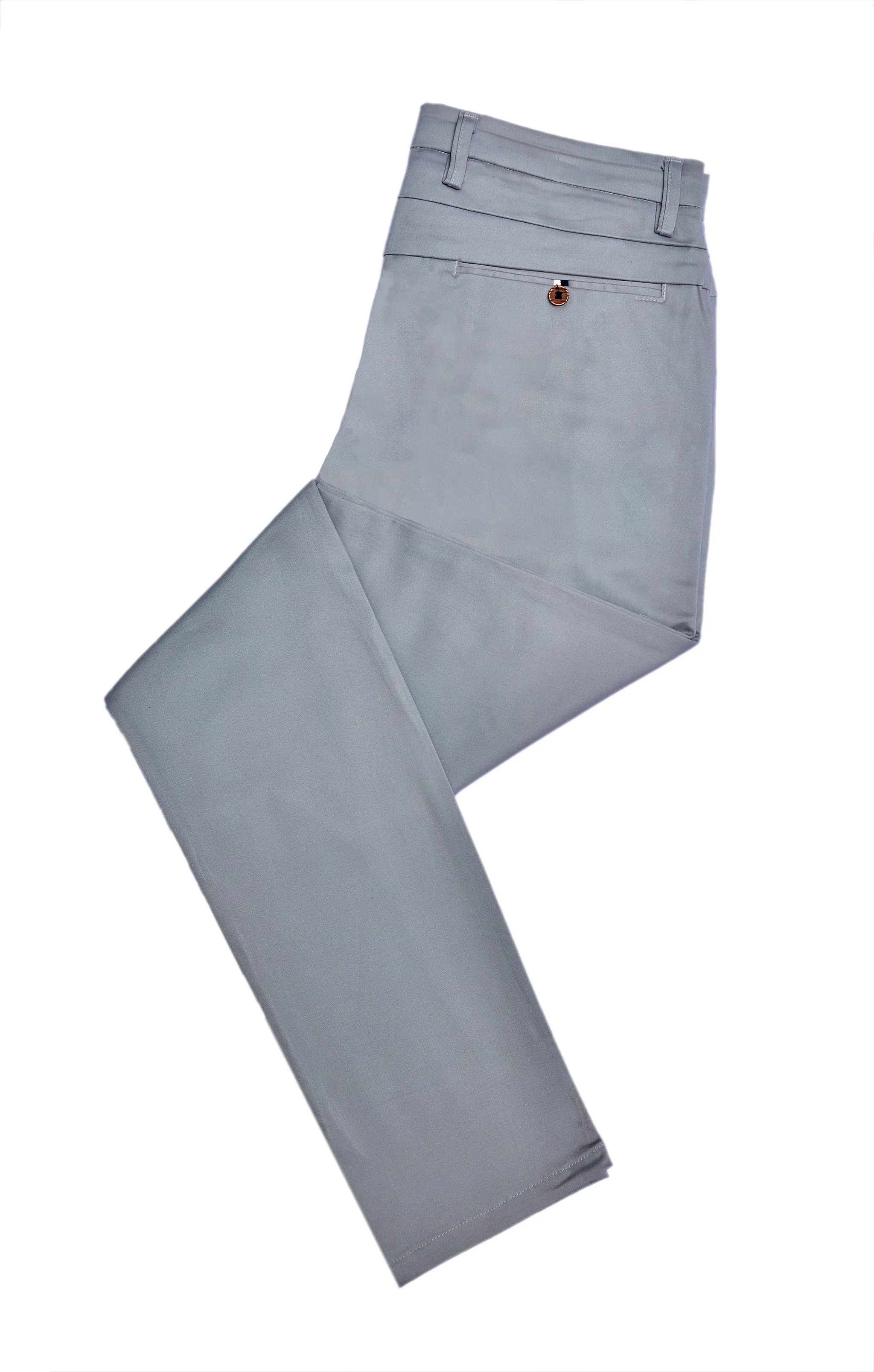 Light Grey Cotton Chinos Pants