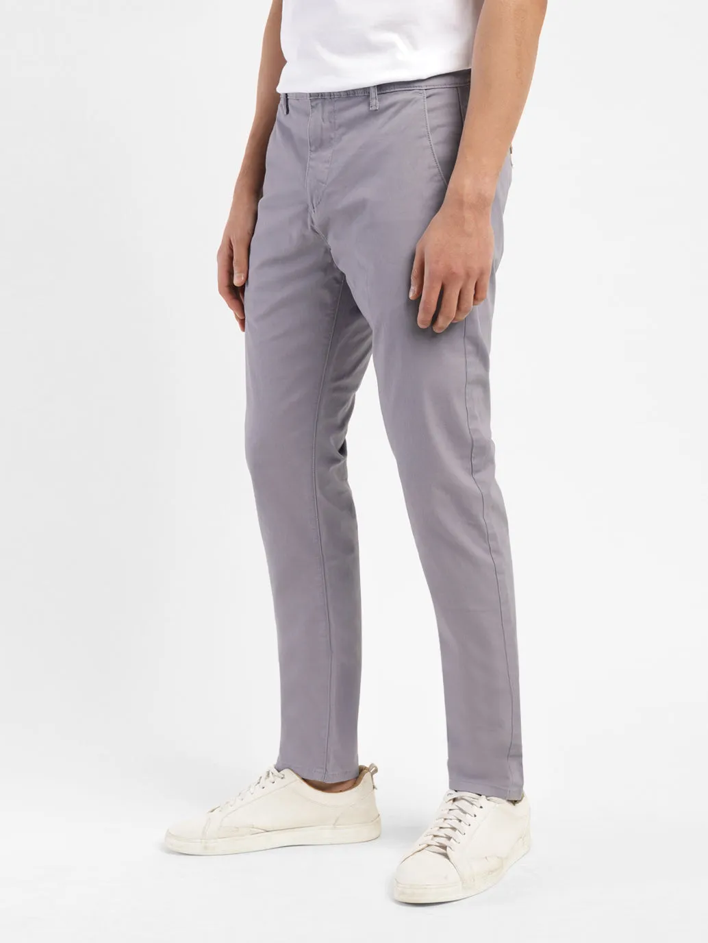 Men's 512 Grey Slim Tapered Fit Chinos