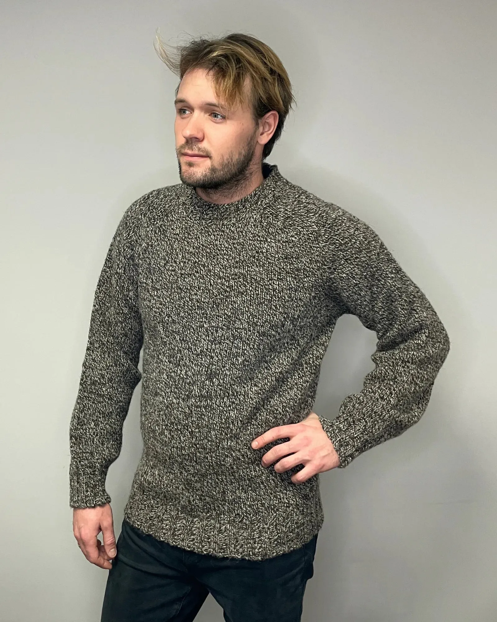 Men's Knitted Jumper (M3480/7) - Bovek