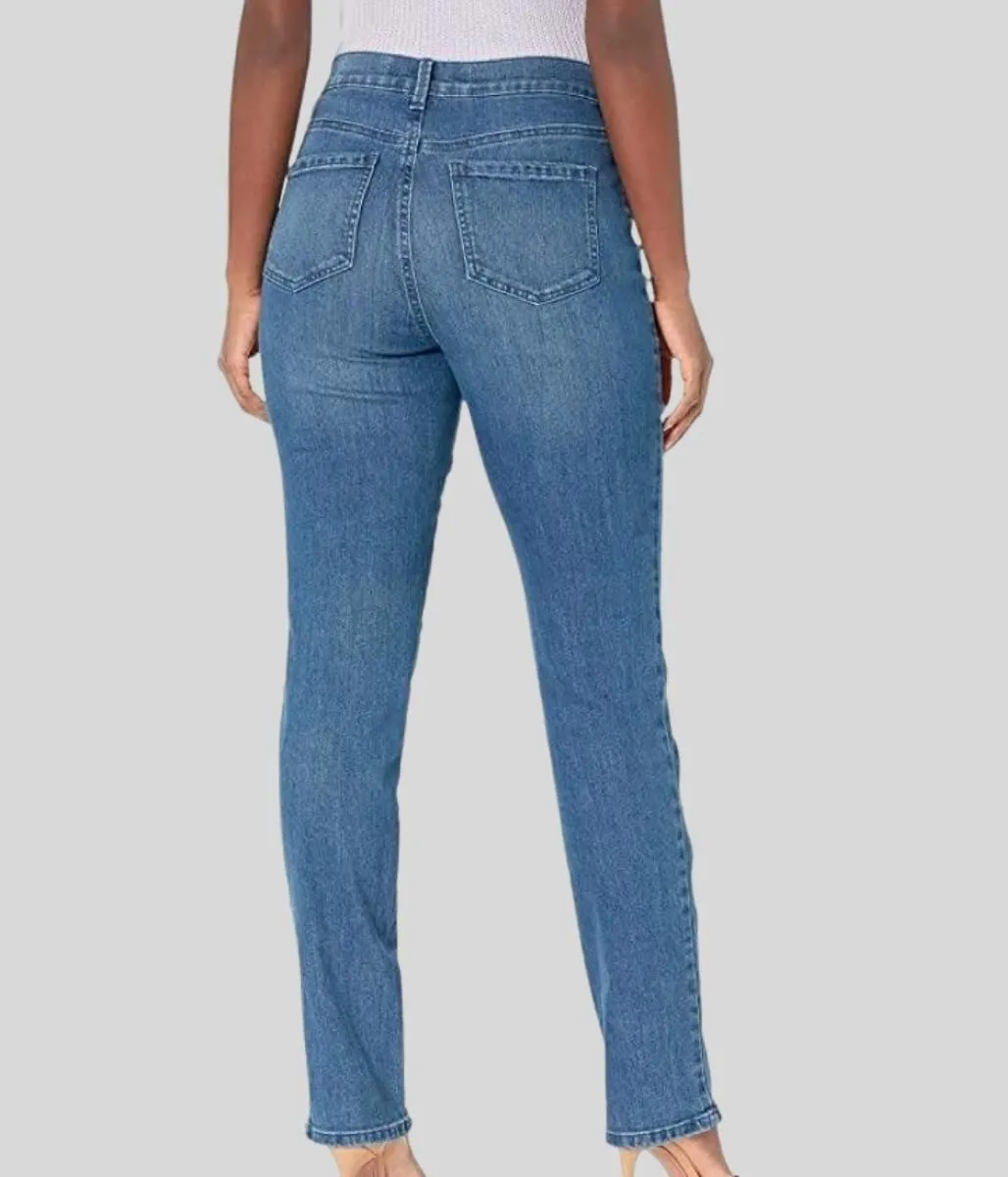 Mid Blue Amanda Supreme Stretch Jeans