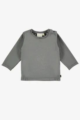 Mini Sibling Baby Top - Charcoal