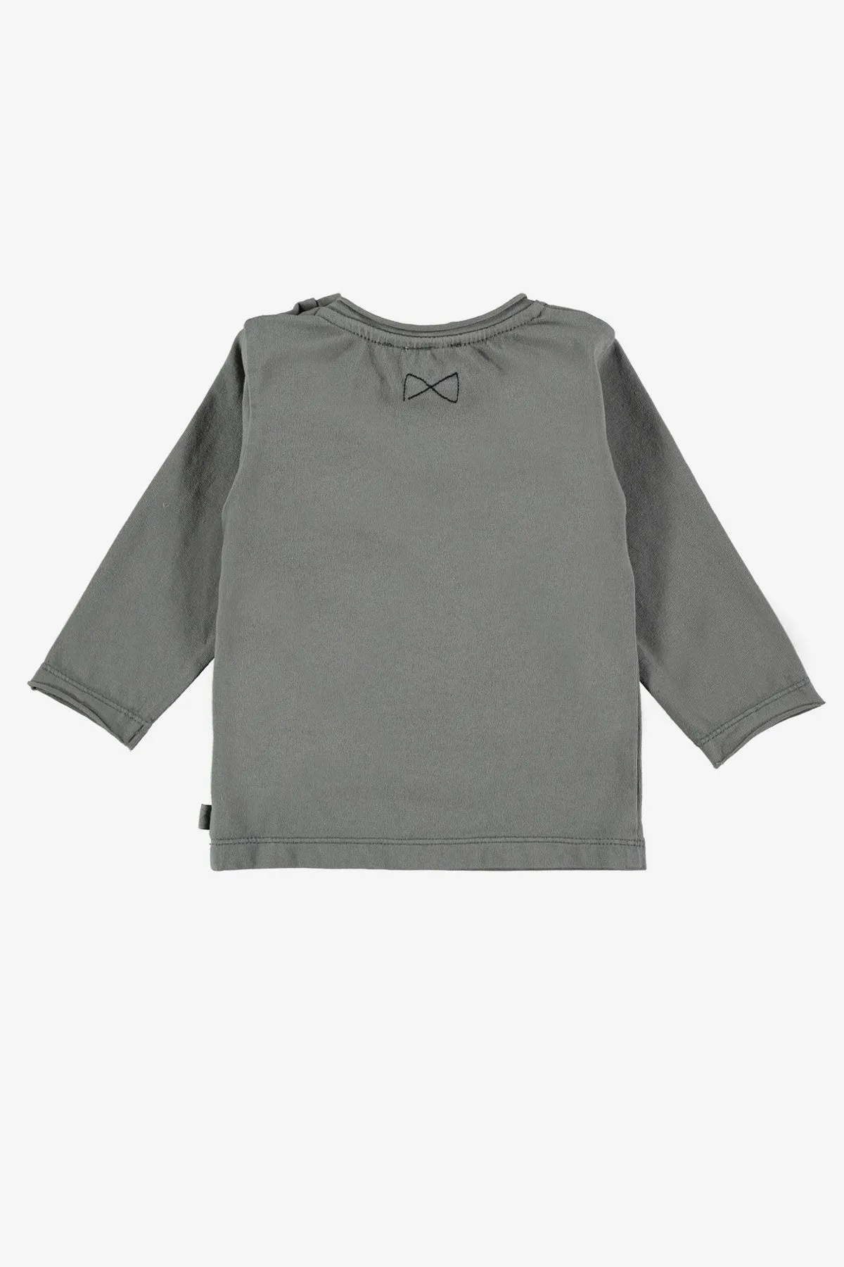 Mini Sibling Baby Top - Charcoal