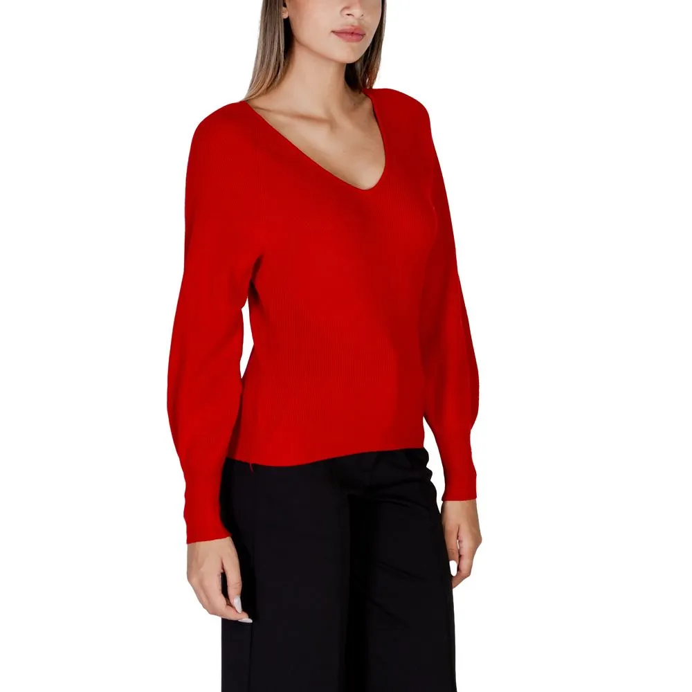 Morgan De Toi Red Viscose Tops & T-Shirt