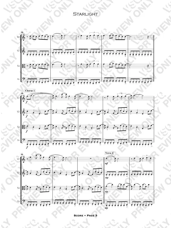 Muse's "Starlight" as Arranged for VSQ (Sheet Music)