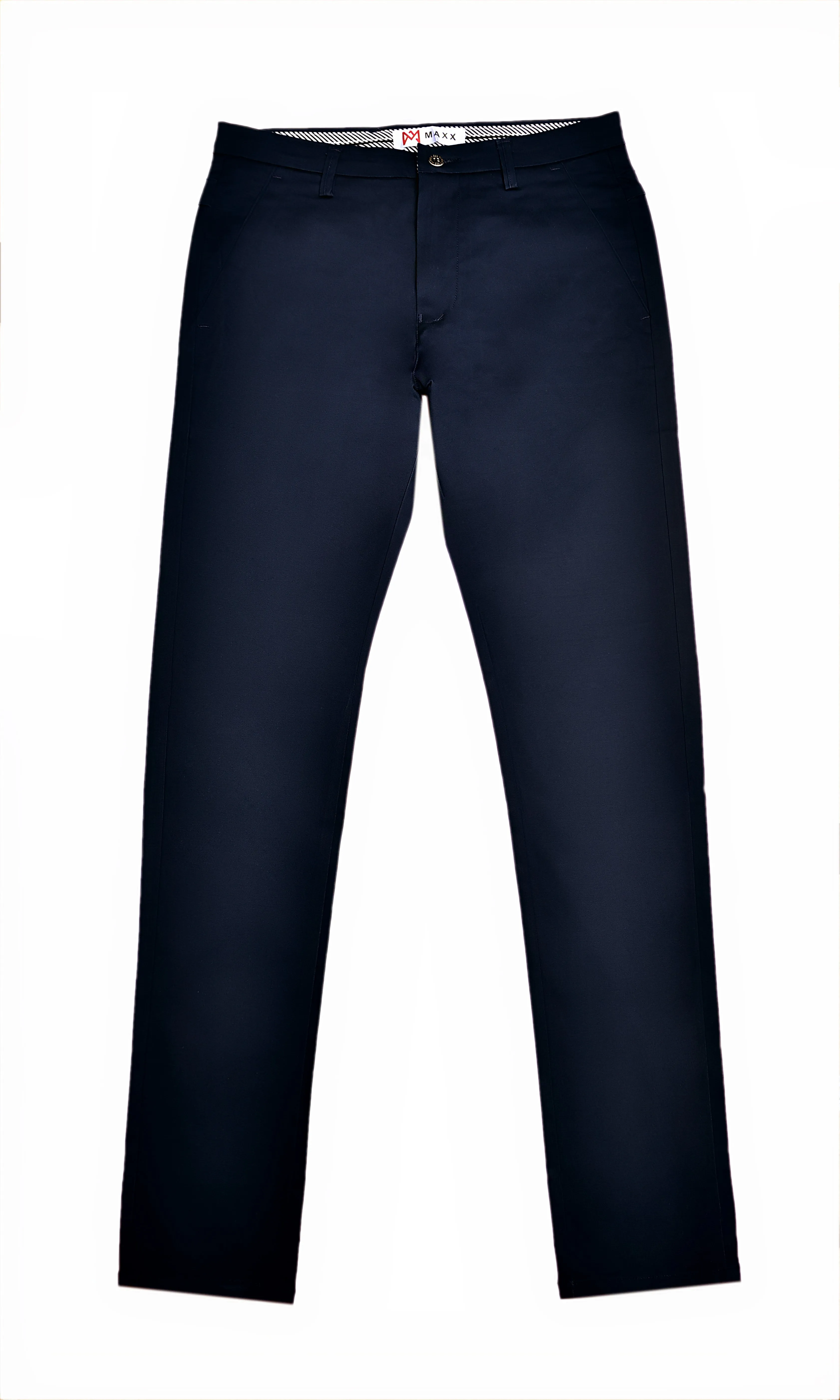 Navy Blue Cotton Chinos Pants