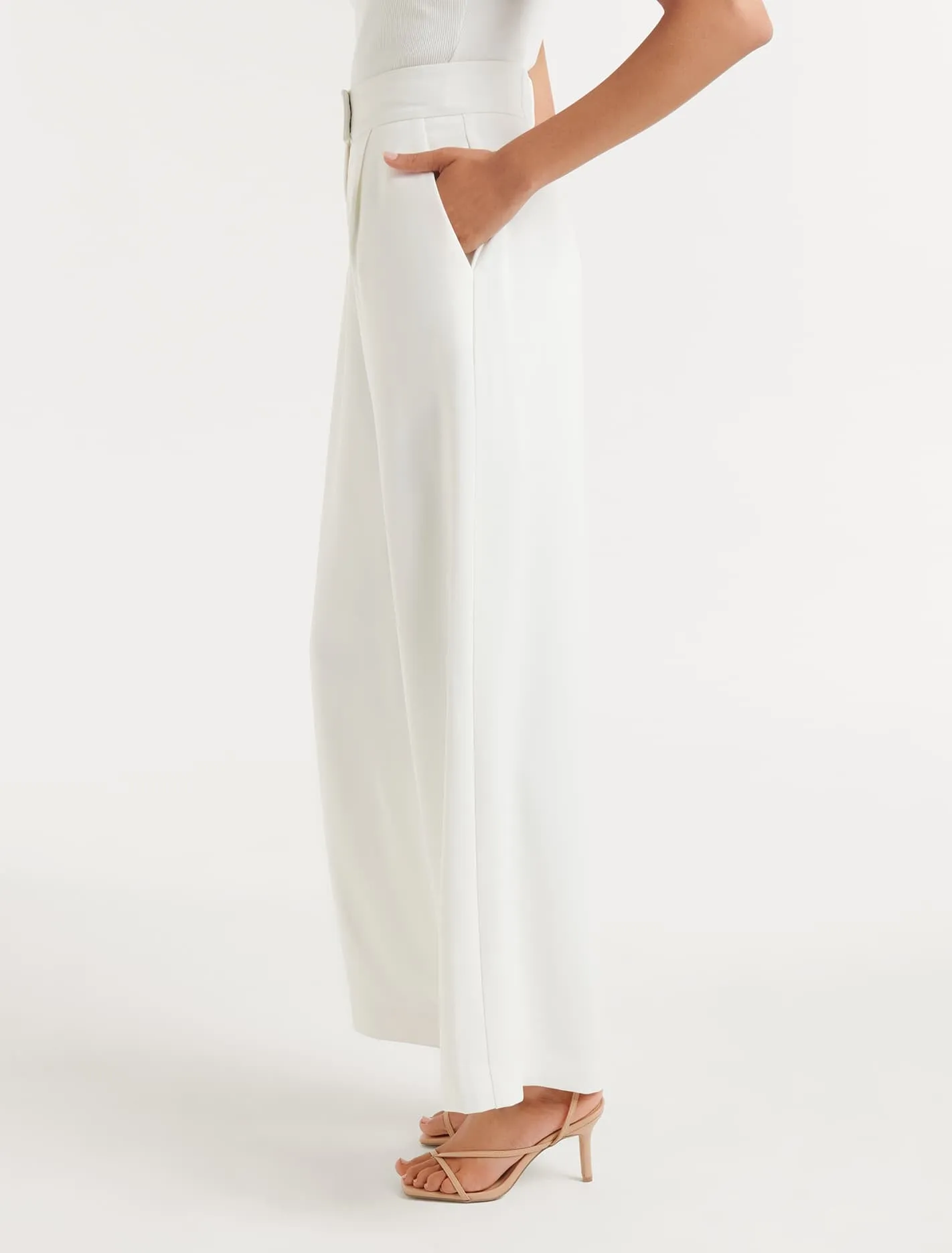 Nylah High Waisted Wide Leg Pants