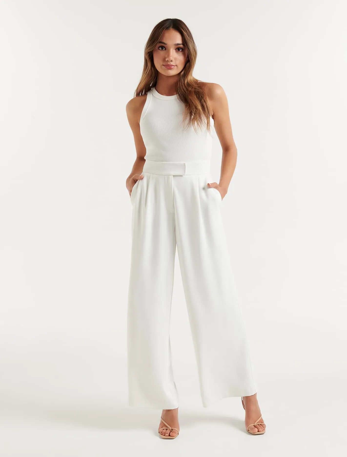 Nylah High Waisted Wide Leg Pants