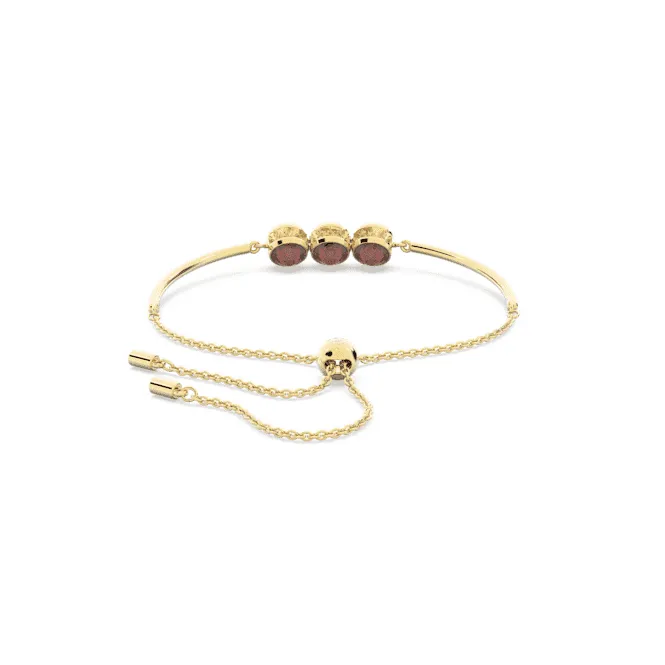 Orbita Round Cut Multicolored Gold-tone Plated Bracelet 5640259