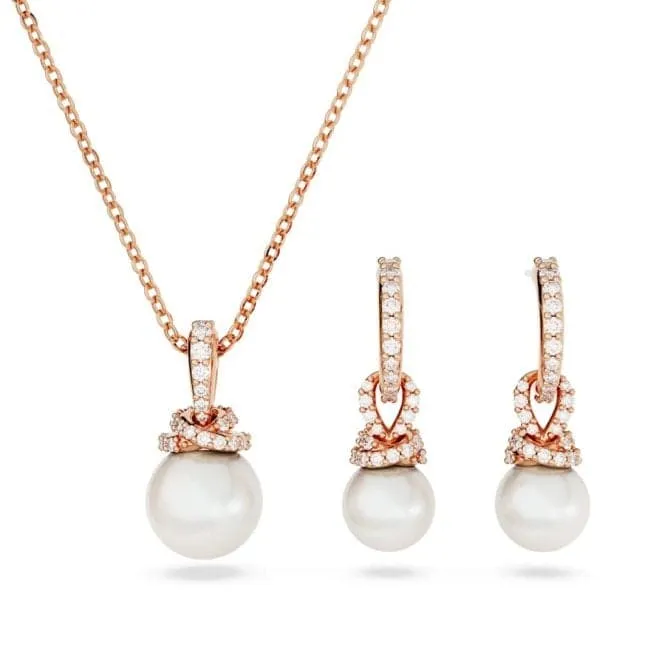 Originally White Rose Gold-tone Plated Set 5672835