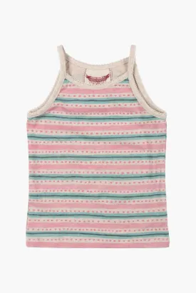 Paper Wings Texta Stripe Tank Girls Shirt (Size 2 left)