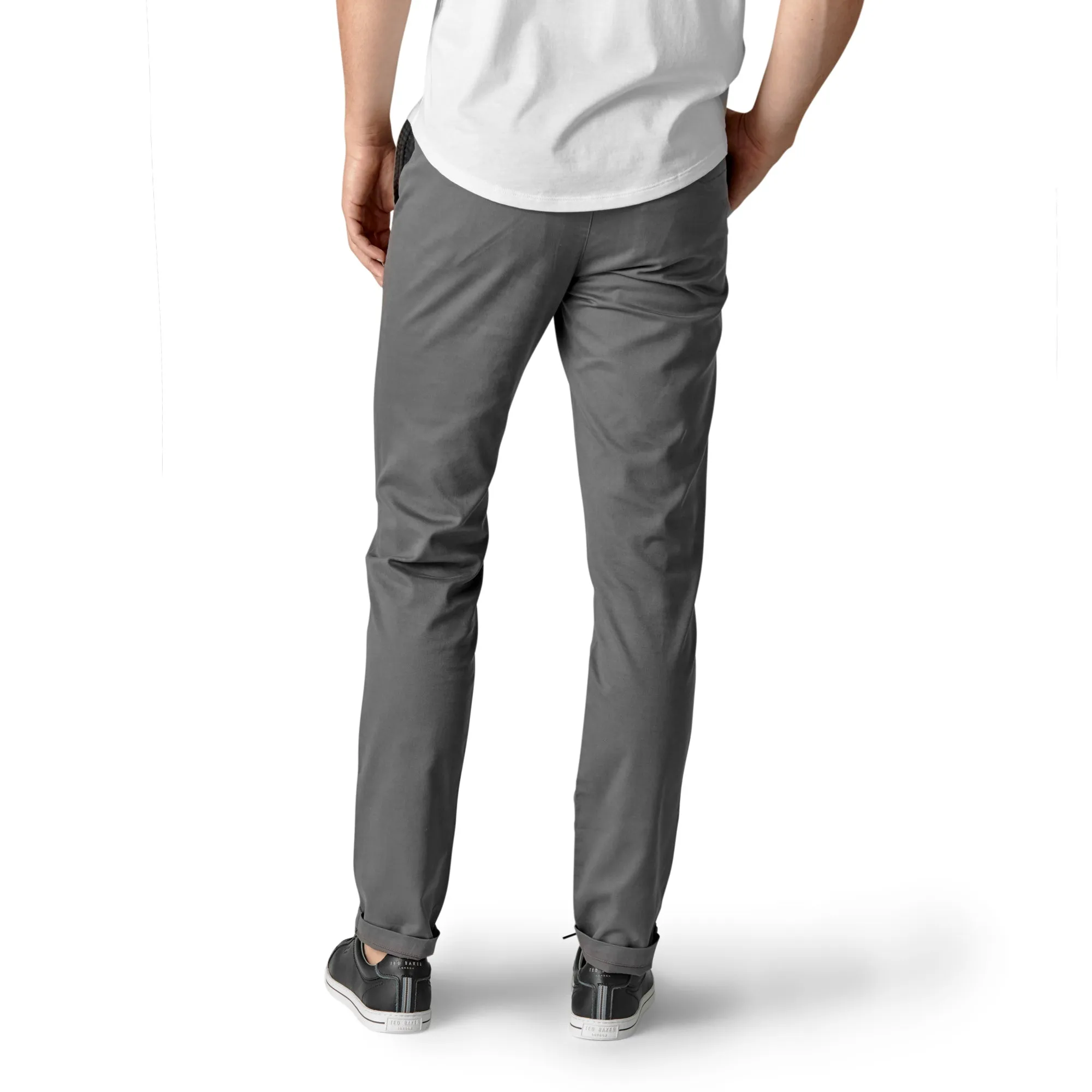 Perk Chinos in Faded Black