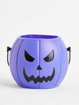 Purple jack-o'-lantern