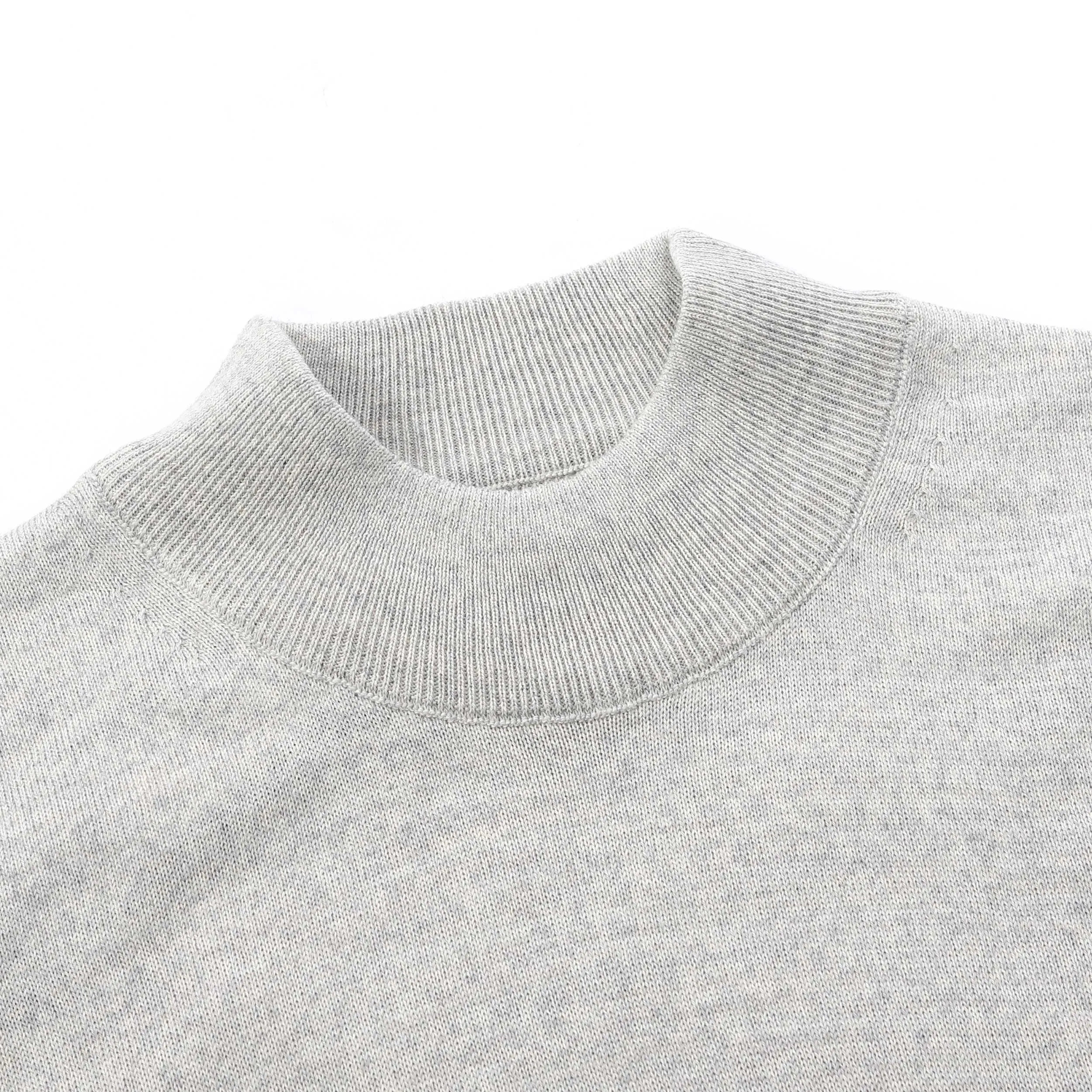 Remus Uomo Turtle Neck Knitwear in Silver