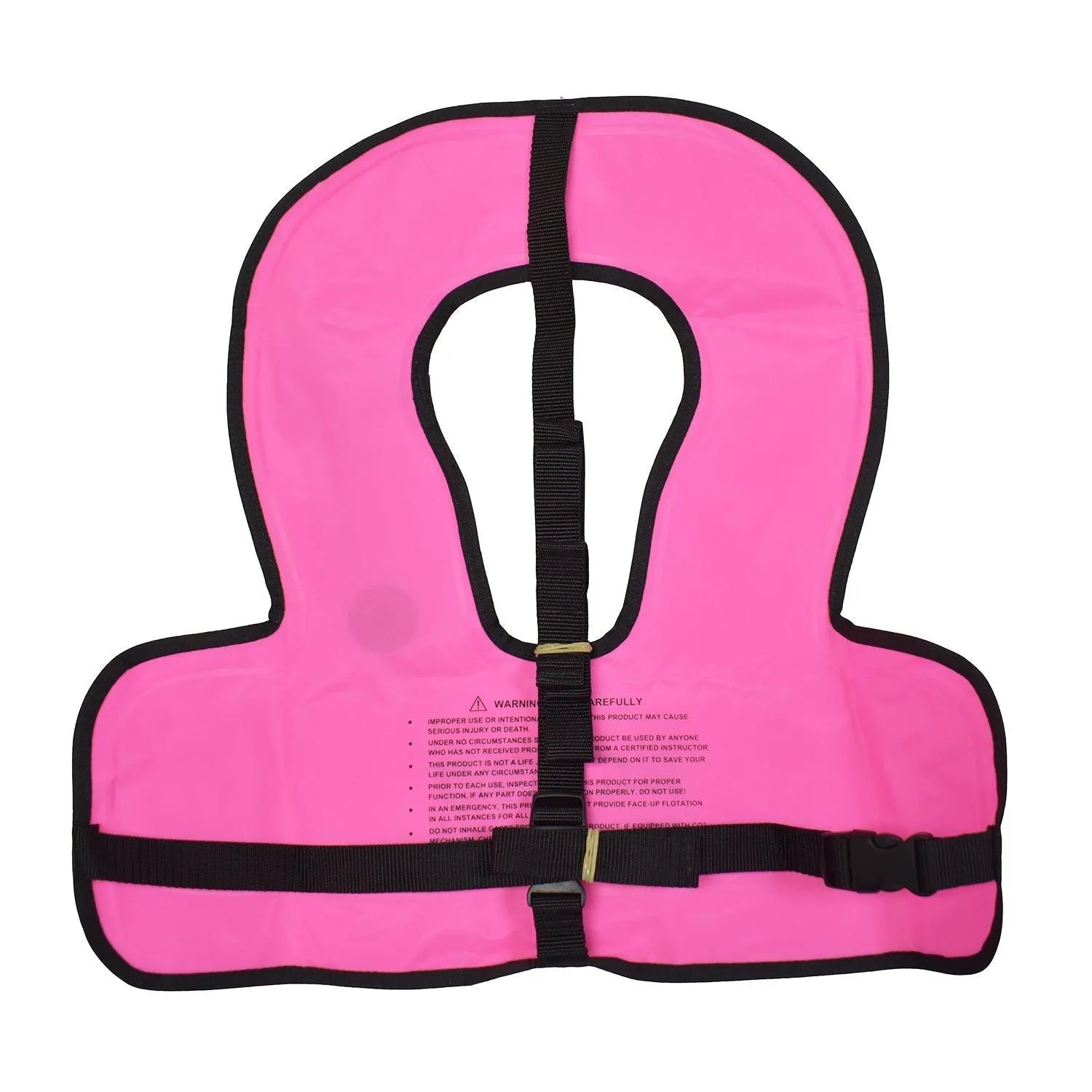 Scuba Choice Neon Pink Youth Snorkel Vest Scuba Choice print, w/ Name Box