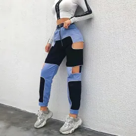 Side Cut Out High Waisted Pants