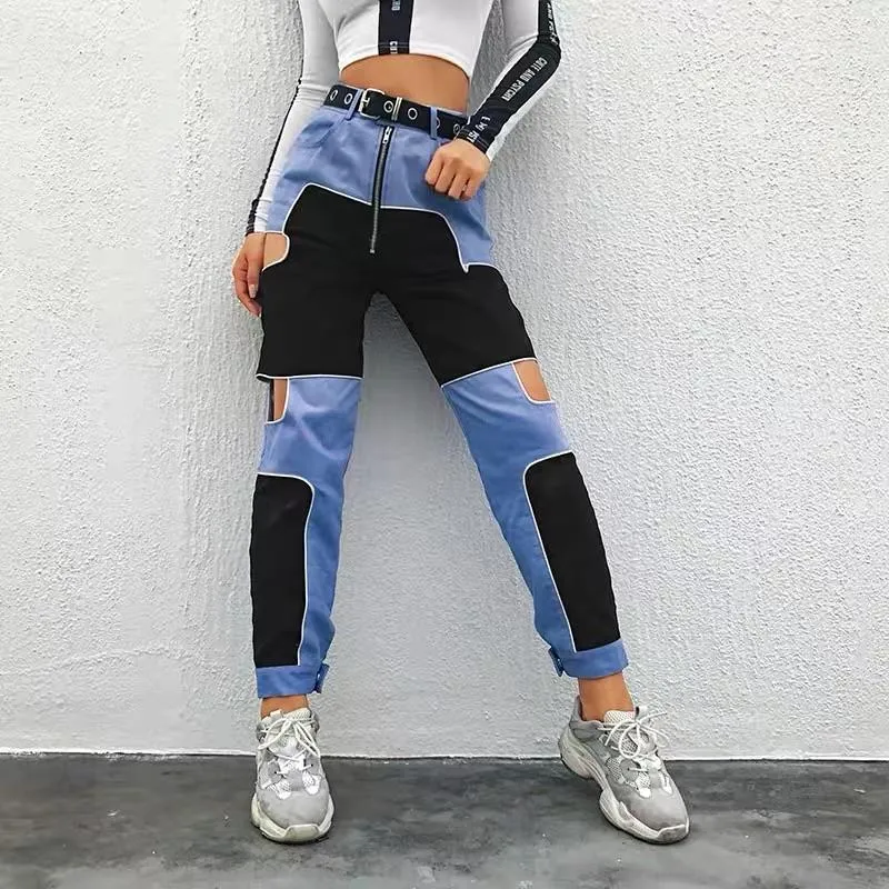 Side Cut Out High Waisted Pants