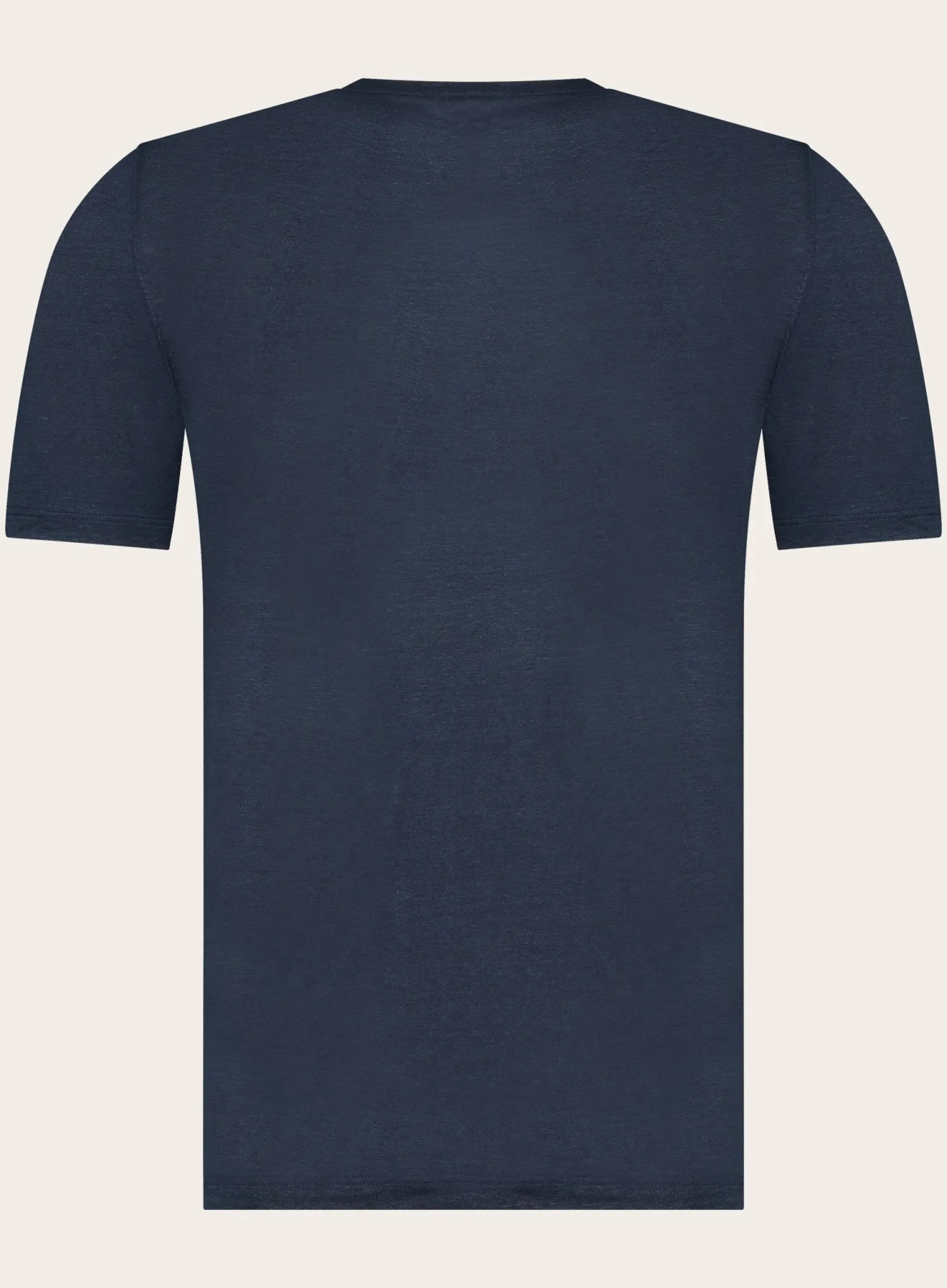 Slim-fit linnen T-shirt