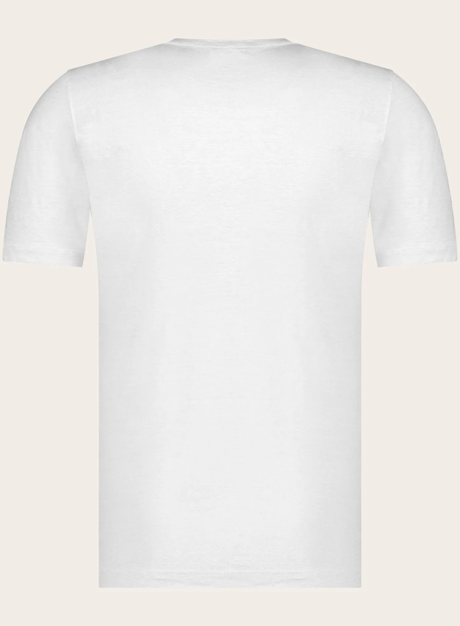 Slim-fit linnen T-shirt