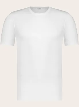 Slim-fit linnen T-shirt