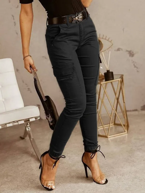 Slimming Ankle Cargo Pants