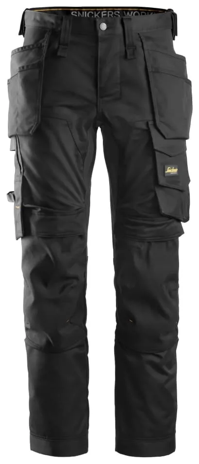 Snickers 6241 Allround Work Stretch Tapered Leg Trousers with Holster Pockets