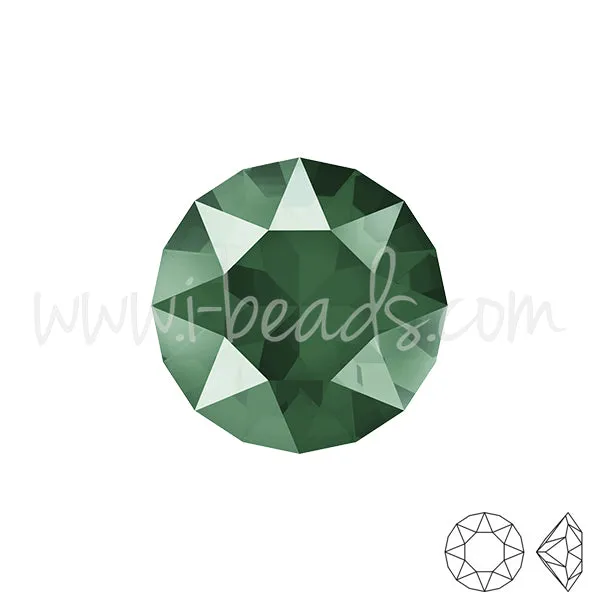 Swarovski 1088 xirius chaton crystal royal green 6mm-SS29 (6)