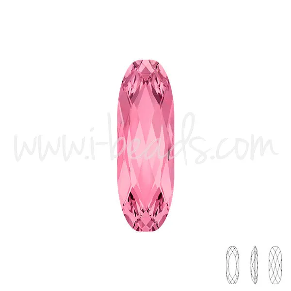 Swarovski 4161 long classical oval light rose 15x5mm (1)