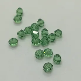 Swarovski - Cristalli bi-cono 4 mm - Erinite (10 pz)