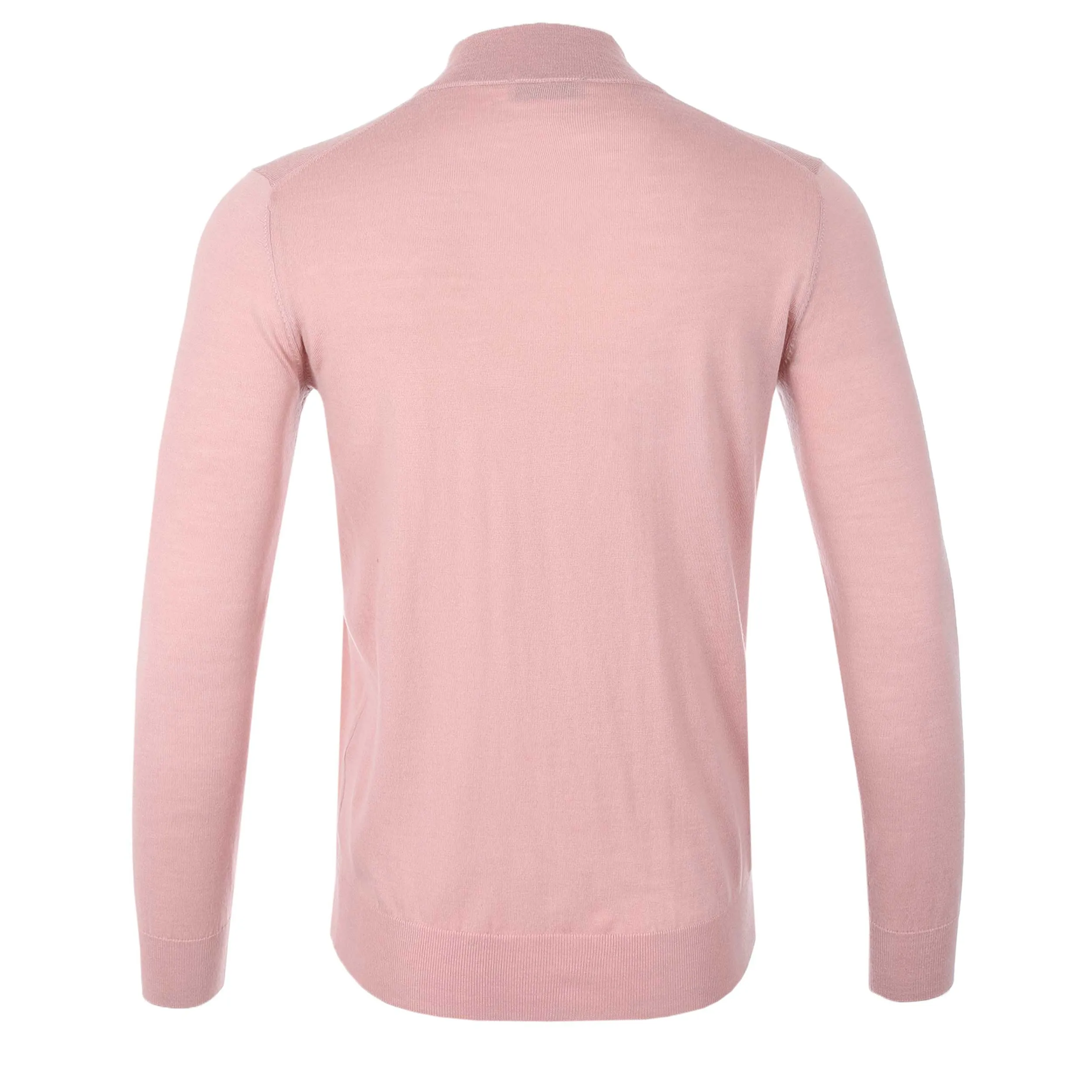 Thomas Maine 1/4 Zip Knitwear in Pink