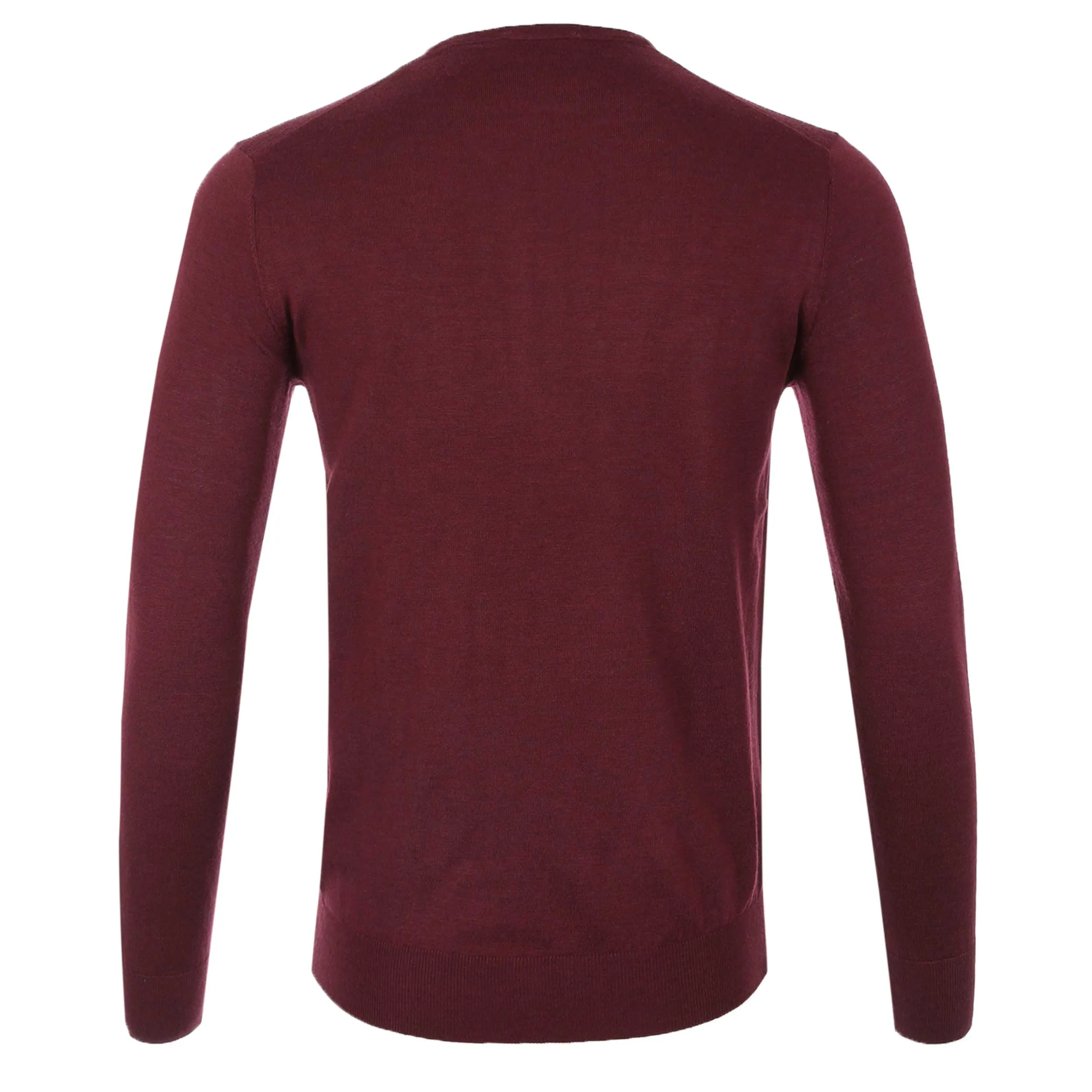 Thomas Maine Crew Neck Knitwear in Burgundy