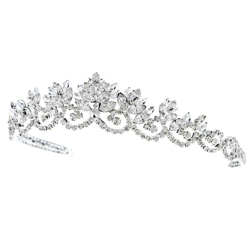 Vintage Inspired Swarovski Crystal Bridal Tiara