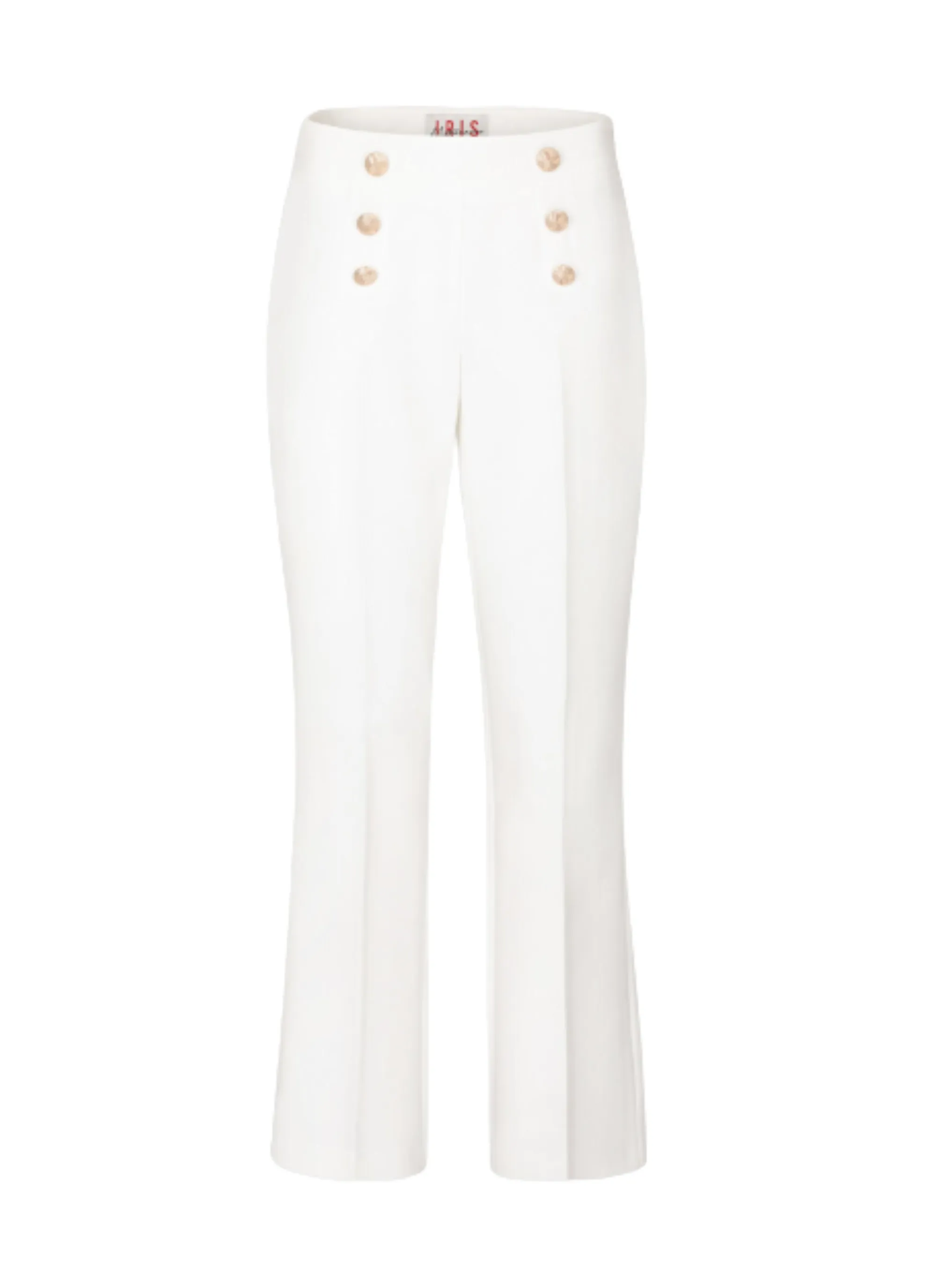 WHITE HIGH-WAISTED PANTS